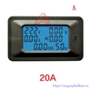 Đồng hồ đo điện 220V 20A , hiển thị 6 thông số G2-0