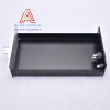 Vỏ hộp nhôm DIY BRZHiFi 1506 155x60x261mm thân đen mặt trắng
