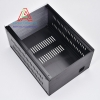 Vỏ hộp nhôm DIY BRZHiFi 221.5x150x311mm thân đen mặt trắng có lỗ thông hơi xung quanh