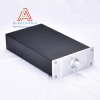 Vỏ hộp nhôm DIY BRZHiFi 1506 155x60x261mm thân đen mặt trắng