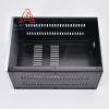 Vỏ hộp nhôm DIY BRZHiFi 221.5x150x311mm thân đen mặt trắng có lỗ thông hơi xung quanh