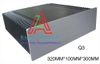 Vỏ hộp nhôm DIY BRZHiFi Q3 320x100x30mm màu đen