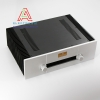 Vỏ hộp nhôm DIY BRZHiFi 120 430x120x313mm thân đen mặt trắng