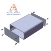 Vỏ hộp nhôm 88*38*100mm thân trắng