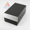 Vỏ hộp nhôm DIY BRZHiFi 1707 70x172x261mm thân đen mặt trắng