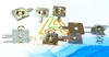 Đế pin micro, chân pin, lò xo pin  micro loại AA (gói 100 cặp) 1,5% G2-F11