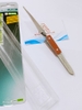 Nhíp gắp linh kiện tay cầm bằng gỗ, thép không gỉ,  nhíp thẳng 1PK-118T T4-A1