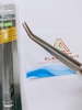 Nhíp gắp linh kiện tay cầm bằng gỗ, thép không gỉ, nhíp cong 117T T4-A2