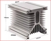 Tản nhiệt nhôm 300x135x125mm G1-3