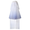 Váy Elsa trắng xanh 2