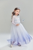 Váy Elsa trắng xanh 2