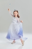 Váy Elsa trắng xanh 2