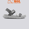 Giày sandal nam quai chữ Z Yanki YY021G2 màu xám phối đen