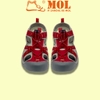 Sandal nữ Vento bít mũi SD08001R màu đỏ đô
