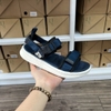 Giày sandal nam nữ 2 quai ngang Yanki YK00221Ch màu xanh navy