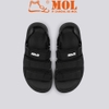 Sandal nam nữ unisex Rova 3 quai ngang RV975B màu đen