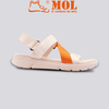 Giày sandal nam quai chữ Z Yanki YY021BO màu xám phối đen