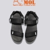 Sandal nam Vento 2 quai ngang NV5616BB màu đen