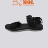 Sandal nam Vento 2 quai ngang NV5616BB màu đen