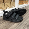 Sandal nam nữ unisex Rova 3 quai ngang RV3408BB màu đen