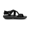 Sandal nam quai chéo hiệu Rova RV937B màu đen