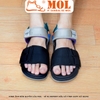 Giày sandal nữ quai ngang hiệu Vento NV10112B màu đen