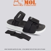 Giày sandal nam nữ unisex quai ngang hiệu Vento SD10110B màu đen