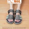 Giày sandal nam nữ unisex quai ngang hiệu Vento SD10110Be màu beige