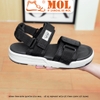 Giày sandal nam nữ unisex quai ngang hiệu Vento SD10033B2 màu đen