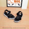 Giày sandal nam nữ unisex quai ngang hiệu Vento SD10033B2 màu đen