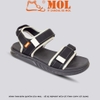 Giày sandal nam 2 quai ngang hiệu Vento NB147B màu đen