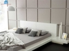 Giường ngủ màu trắng kiểu Nhật tuyệt đẹp