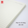Sổ lò xo bìa nhựa trong kẻ ngang 200 trang B5 Hồng Hà - 4189