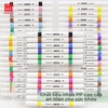 Bút lông màu Acrylic 2 đầu Hồng Hà 24 màu - 8146