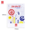 Giấy kiểm tra 4 ô ly điểm 10 dành cho học sinh cấp 1 - 4964
