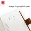 Sổ bìa da A5 200 trang Hồng Hà Mixbook - 4608
