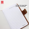 Sổ bìa da A5 200 trang Hồng Hà Mixbook - 4608