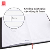 Sổ bìa da Classic Book B5 Hồng Hà 200 trang - 4596