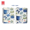 Sổ lò xo 200 trang A5 Hông Hà bìa phát sáng Glitter - 4159