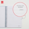 Sổ lò xo bìa bồi A5 Exercise Notebook 200 trang - 4006