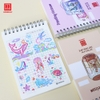 Sổ lò xo ngang kẻ caro 200 trang A6 Hồng Hà Travelling Vietnam - 4184