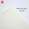 Sổ lò xo bìa nhựa trong kẻ caro 200 trang A5 Hồng Hà - 4191