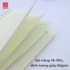 Sổ lò xo bìa nhựa trong kẻ caro 200 trang A5 Hồng Hà - 4191