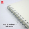 Sổ lò xo bìa nhựa trong ruột trắng 200 trang A5 Hồng Hà - 4194