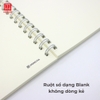 Sổ lò xo bìa nhựa trong ruột trắng 200 trang A5 Hồng Hà - 4194