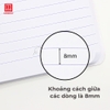 Sổ bìa bồi A4 260 trang Hồng Hà Subject - 4587