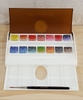Sennelier Aquarelle- hộp nhựa 14 màu half-pan
