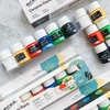 Màu vẽ gốm sứ , thủy tinh Mont Marte - Bộ 6 màu - lọ 20ml - Ceramic Paint