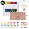 Màu nước Mijello Mission Gold- Set 12 pans