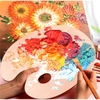 Palette pha màu Phẳng Bằng Gỗ